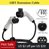 Extension cable ev charger gbt 7kw AC 250V Charging station to Electric Car Vehicle BYD Cord with lock
